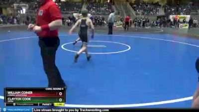 84 lbs Cons. Round 4 - Clayton Cook, Viper vs William Coiner, Lowell Wrestling