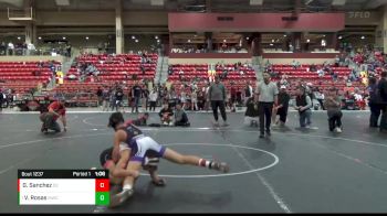 120 lbs Semifinal - Vincent Rosas, Maize Wrestling Club vs Giovanni Sanchez, Duran Elite