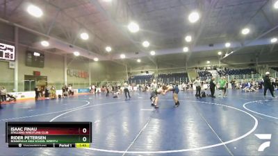 285 lbs 2nd Place Match - Rider Petersen, Bonneville High School Wrestli vs Isaac Finau, Stallions Wrestling Club