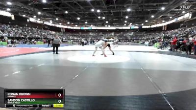 157 lbs Cons. Round 5 - Ronan Brown, Owyhee vs Samson Castillo, Bishop Kelly