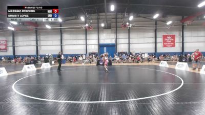120 lbs Massimo Perentin, New Jersey vs Emmett Lopez, California Silver