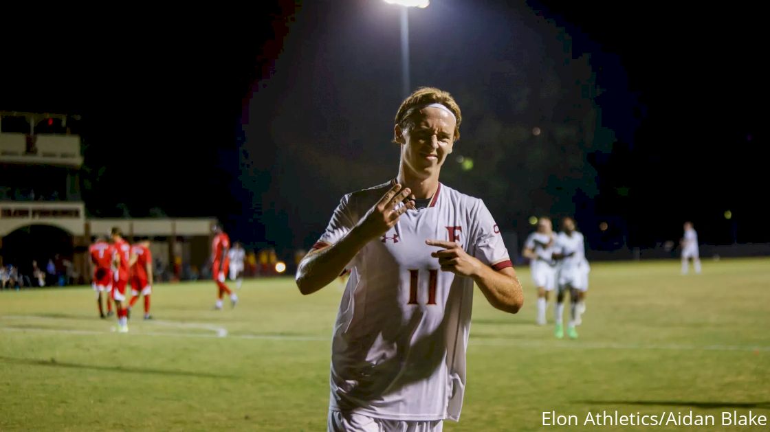 Elon Forward Victor Stromsten Scores Hat Trick Vs Radford