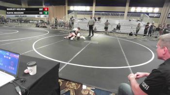 130 lbs 2nd Place - Marley Nelson, Santa Ana HS vs Kaiya Maggini, USA Gold
