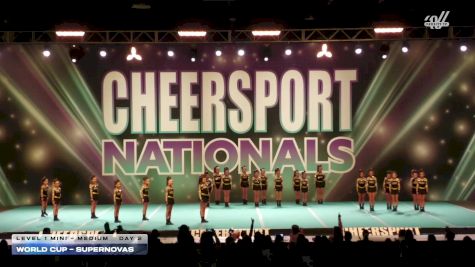 World Cup - Supernovas [2026 L1 Mini - Medium Day 2] 2026 CHEERSPORT National All Star Cheerleading Championship