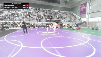 76 kg Cons. Semis - Naomi Simon, Iowa Womens Wrestling Club vs Isabella Phillips, Gannon University