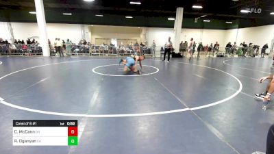 136 lbs Consi Of 8 #1 - Colton McCann, OH vs Robert Oganyan, CA