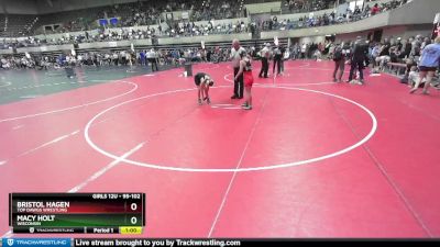 95-102 lbs Round 2 - Macy Holt, Wisconsin vs Bristol Hagen, Top Dawgs Wrestling