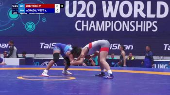 53 kg 1/8 Final - Valeryia Mikitsich, Individual Neutral Athletes vs Yusneiry Najai AGRAZAL WEST, Panama