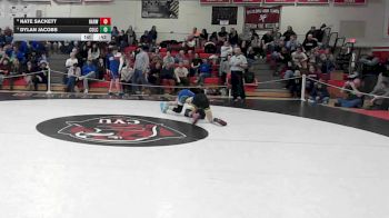 132 lbs Consolation - Nate Sackett, Harwood vs Dylan Jacobs, Colchester