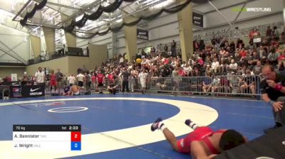 70 kg Round Of 128 - Alfred Bannister, Terrapin Wrestling Club vs Jacob Wright, Valley RTC