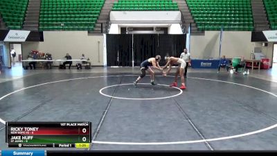 162 lbs Finals (2 Team) - Ricky Toney, New Hope HS vs Jake Huff, St James