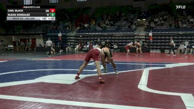 184 lbs Round Of 32 - Cael Black, Lock Haven vs Glean Gonzalez, Virginia Tech