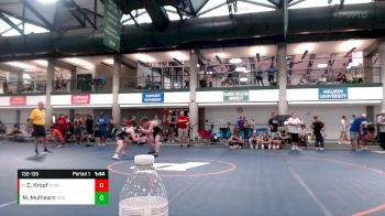 132-139 lbs Cons. Round 2 - Christian Kropf, Ozark Wrestling Club vs Max Mulhearn, Riot Room