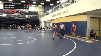 125 lbs Semifinal - Paulo Valdez, Victor Valley College vs Alijah Ortiz, Fresno City College