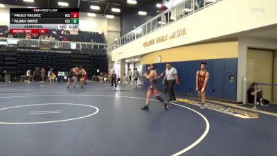 125 lbs Semifinal - Paulo Valdez, Victor Valley College vs Alijah Ortiz, Fresno City College