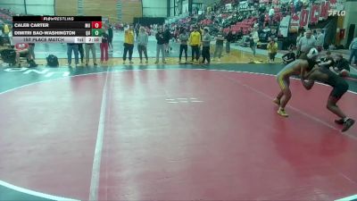 141 lbs 1st Place Match - Caleb Carter, Maryville vs Dimitri Bao-Washington, Quincy
