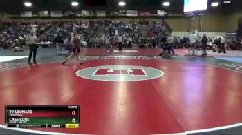 132 lbs Cons. Round 2 - Cass Cure, Platte Valley vs Ty Leonard, Coronado