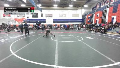 113 lbs Cons. Round 1 - Caleb Ugarte, Centennial (Corona) vs Gianni Flores, JW North