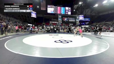 145 lbs Champ. Rd Of 32 - Athena Anderson, MO vs Allison Garbacz, IL