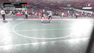 175 lbs Semifinal - Jacob Phelps, Cadott vs Carter Simonis, Wrestling Factory