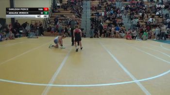 90 lbs Round 3 - Oakleigh Pierce, Immortal Athletics WC vs Adalida Verdick, Byron Bears
