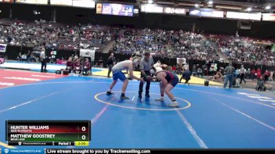 2A 220 lbs Quarterfinal - Hunter Williams, New Plymouth vs Matthew Goostrey, Bear Lake