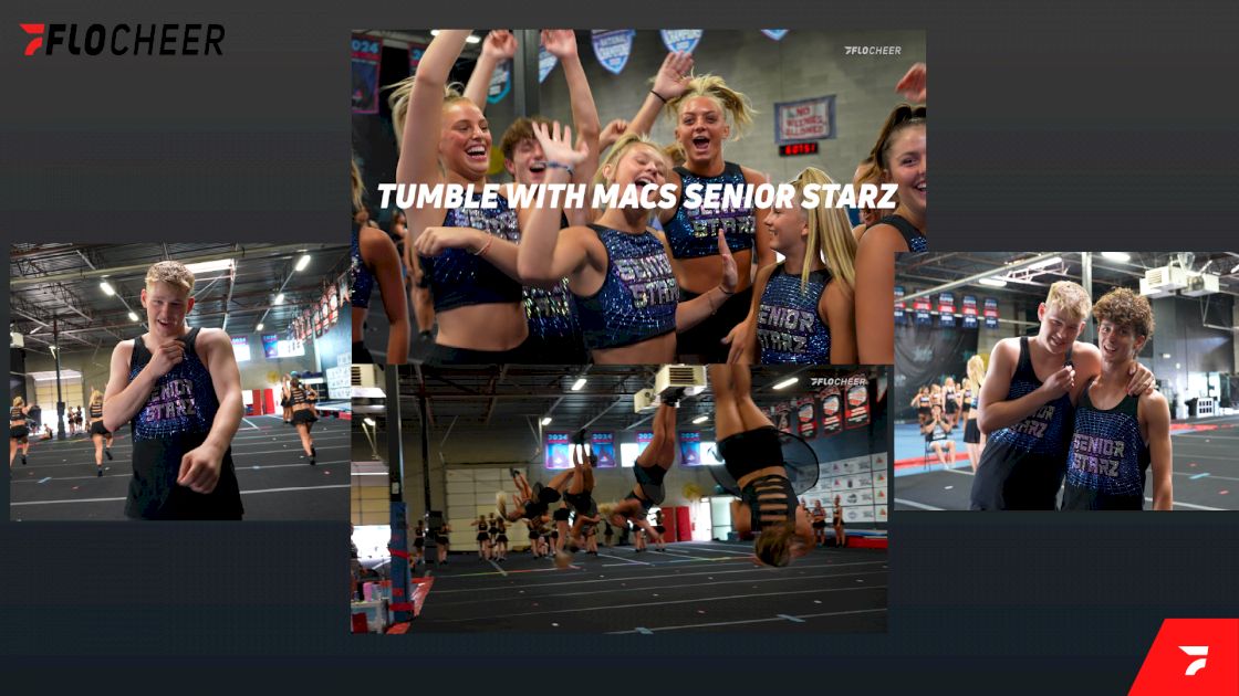 Mic'd Up: Warm Up Tumbling With MACS Senior Starz!