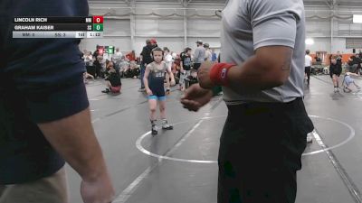 52 lbs Round 2 (4 Team) - Lincoln Rich, Meridian Maniacs vs Graham Kaiser, Southwest Select