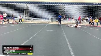 80 lbs Semis & 1st Wrestleback (8 Team) - Jonathan Crouse, Terps East Coast Elite vs Lelynd Crabb, Riverheads