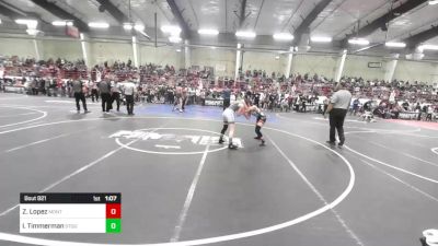 116 lbs Quarterfinal - Zariah Lopez, Montrose Elite vs Isabella Timmerman, Stout Wr Acd