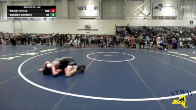 145 lbs Semifinal - David Tuttle, Warrior Warehouse Wrestling vs Kolden Downey, Club Not Listed