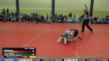 105 lbs Round 5 - Gavin Rau, New Prague Wrestling vs Cole Stave, Victory School Of Wrestling