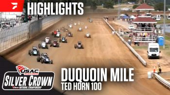 Highlights | 2024 USAC Ted Horn 100 at DuQuoin State Fairgrounds