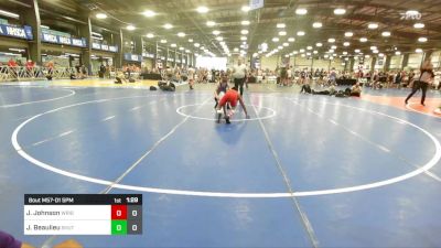 106 lbs Rr Rnd 1 - Jamari Johnson, Wright Way Wrestling vs Jack Beaulieu, TS Gentoo Penguins