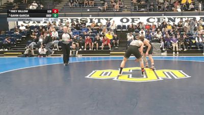 149 lbs Semifinal - Trey Dillow, Central Missouri vs Gavin Garcia, Indianapolis