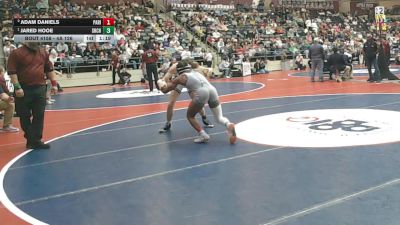 4A 126 lbs 1st Place Match - Jared Hooe, Shiloh Christian vs Adam Daniels, Paris