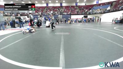 43 lbs 3rd Place - Memphis Epperley, Smith Wrestling Academy vs Brantley Lynn, Lexington Wrestling Club