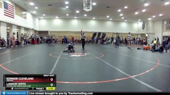 77 lbs Champ. Round 1 - Landon Smith, Whiteland Wrestling Club vs Konnor Cleveland, Indiana