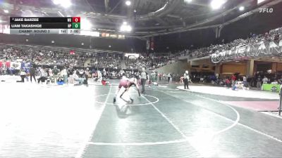 106 lbs Champ. Round 2 - Liam Takashige, New Plymouth vs Jake Barzee, West Side