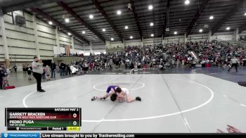 100 lbs Cons. Round 3 - Pedro Puga, Top Of Utah vs Garrett Bracken, Riverton Wolf Pack Wrestling Club