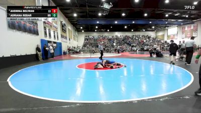 115 Girls 3rd Place Match - Audrina Beltran, Central Union vs Adriana Rebar, Mira Mesa