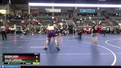 Round 4 - Severin Redel, Alburnett Mat Pack vs Tallen Lorenzen, Ironhawk Wrestling Academy IA