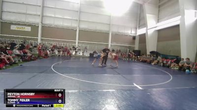 144 lbs Round 2 (8 Team) - Peyton Hornsby, Indiana vs Tommy Fidler, Illinois