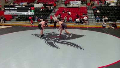 285 lbs 1st Place Match - Torin Forsyth, University Of Central Missouri vs Wade Stanton, Drury