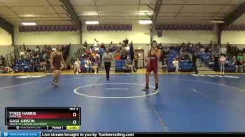 165 lbs Round 2 - Gage Gibson, Lingle-Ft. Laramie/Southeast vs Tyree Harris, Riverton