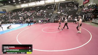 153 lbs Cons. Round 3 - Chase Zundel, Box Elder vs Oscar Samanamud, Lehi