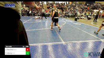 85 lbs Quarterfinal - Joel Ramirez, Hennessey Takedown Club vs Connor Young, Husky Wrestling Club