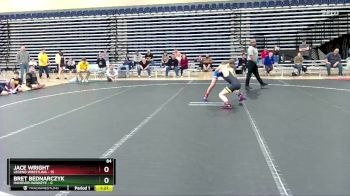 84 lbs Round 5 (10 Team) - Bret Bednarczyk, Hanover Hawkeye vs Jace Wright, Legend Wrestling