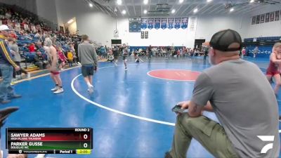 92 lbs Round 2 - Sawyer Adams, High Plains Thunder vs Parker Gusse, Douglas WC