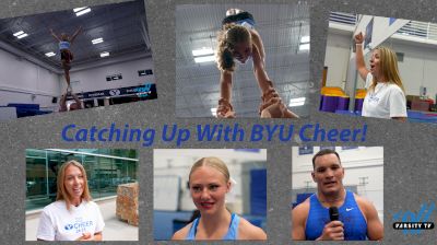 On Site With BYU Cheer Heading Into A New Season!